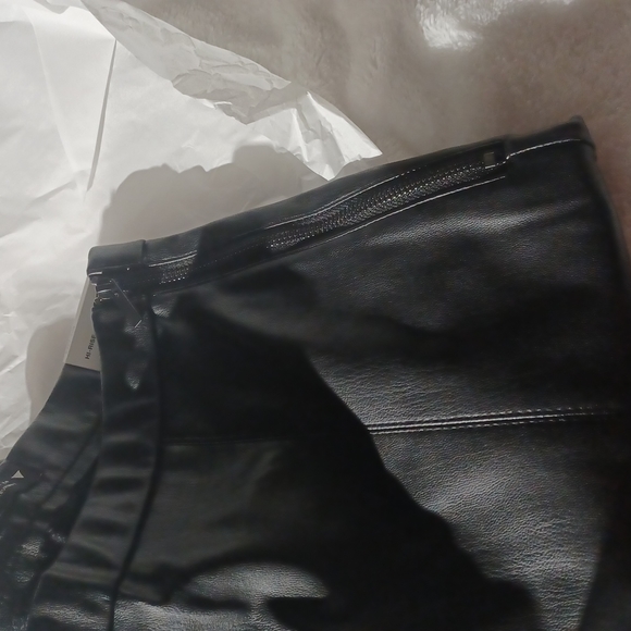 Zara faux leather high rise leggings size XS NEW - Picture 8 of 9